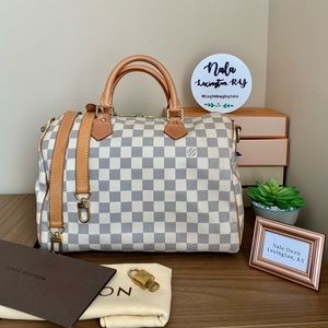 Louis Vuitton Damier Azur SPEEDY BANDOULIÈRE 30